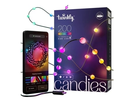 Grinalda de Luzes LED TWINKLY TWKP200RGB-G (Multicolor)