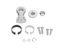 Ymsl Sistema De Segurança Servo 25t Braço Aluminio L Ajustável Para Veículos Rc 1/10 Cor Titânio Hxl