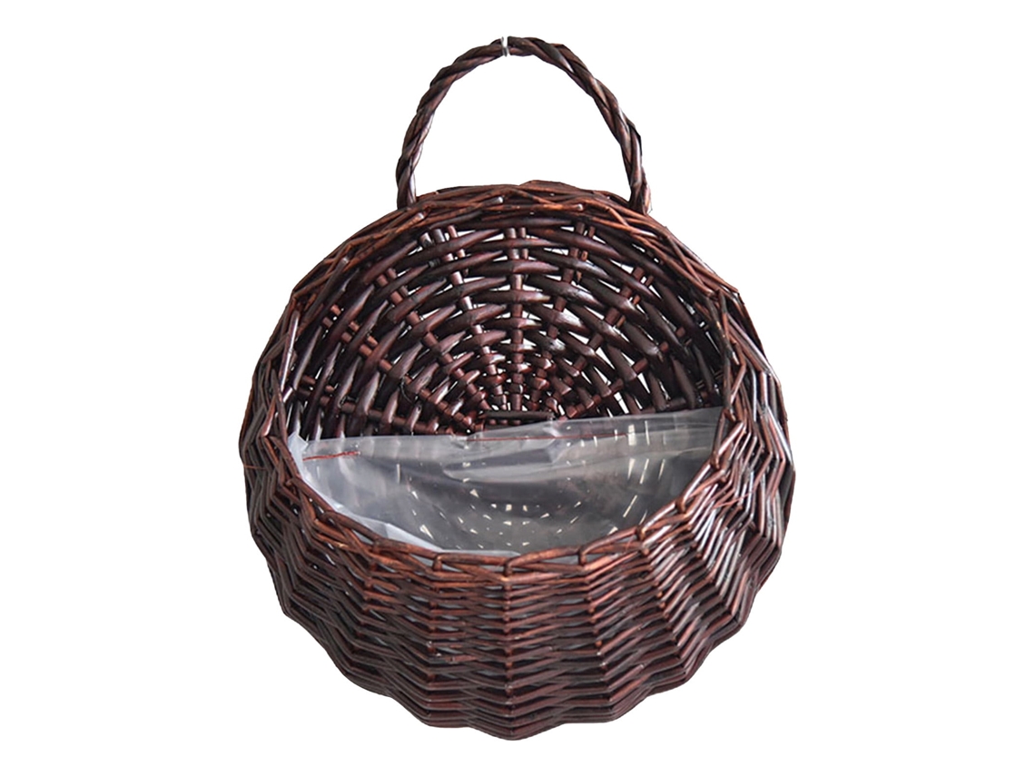 Cafeteira artesanal de rattan