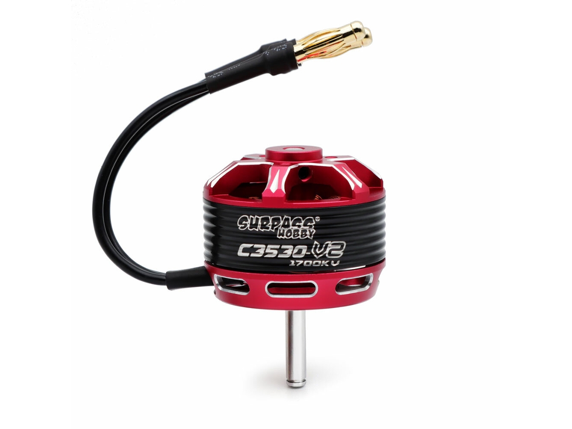 Motor Sem Escovas Surpass Hobby C35 Series V2 C3530 1100kv/ 1400kv/ 1700kv Outrunner 2 4s Para Avião Rc