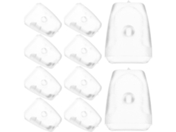 Toddmomy Conjunto De 20-protetores Pé Transparentes Em Pvc Para Pia, Ideais Para Ralos De Cozinha E Lavanderia