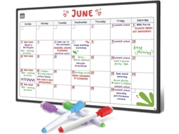 Calendário Magnético de Geladeira com Quadro Branco, Planejador Mensal Perfeito, Lembrete Ou Anotações para Eventos para Adultos e Crianças BRILVIBERA