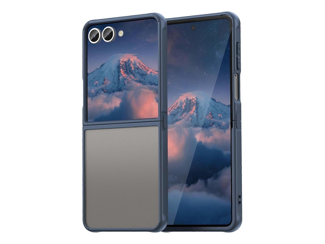 Capa Para Celular Fan Dun Series Em Tpu Híbrido Com Acabamento Fosco Em Pc Para Samsung Galaxy Z Flip7 5g