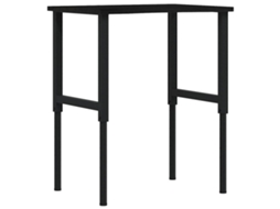 Workbench, Workbenches Vidaxl Marrom Madeira De Carvalho (80 X 60 X (71.5-98) Cm)