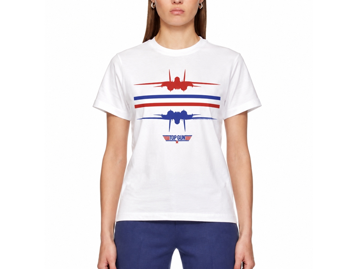 Rockinstone Top Gun Movie If You Think White Adult T-shirt Size:s