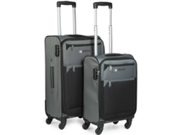 Conjunto de Malas de Viagem ITACA Extensivel Cinzento (100 L)