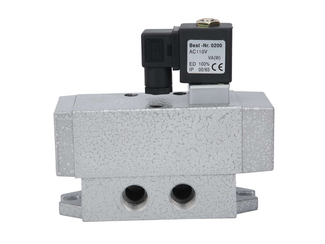 Válvula Solenoide Eléctrica 2 Posiciones 4 Vías Control Individual Q24dh‑10 Ac110v G3/8in