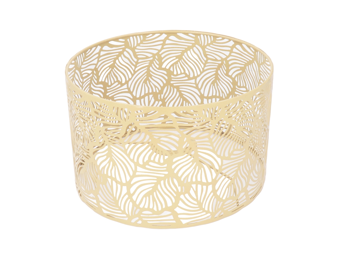 Abajur Moderno Dourado para E14 E27 Decoração de Casa 25cm
