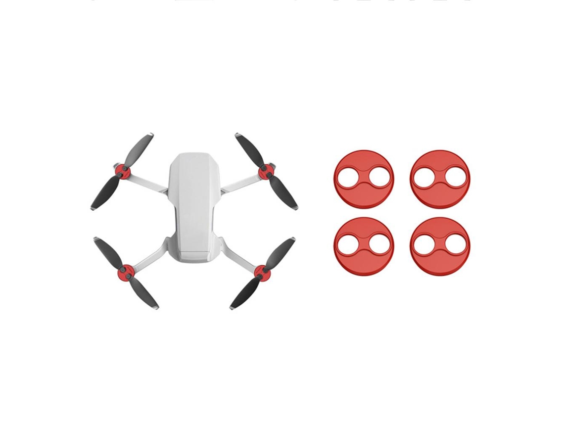2026 Conjunto de 4 peças de capa de motor compatível com Mini3 Pro/se/2, capa protetora de alumínio à prova d'água e anti-incrustante para drones.