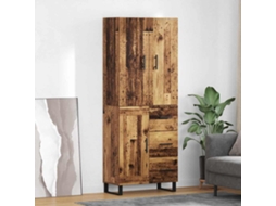 Vidaxl Buffê Com Gaveta 2 Pcs Madeira Antiga 69,5 X 34 X 180 Cm