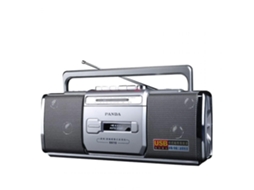 Lurelia Rádio Gravador Com Fm/am, Leitor Mp3, Wma, Usb, Com Auscultadores