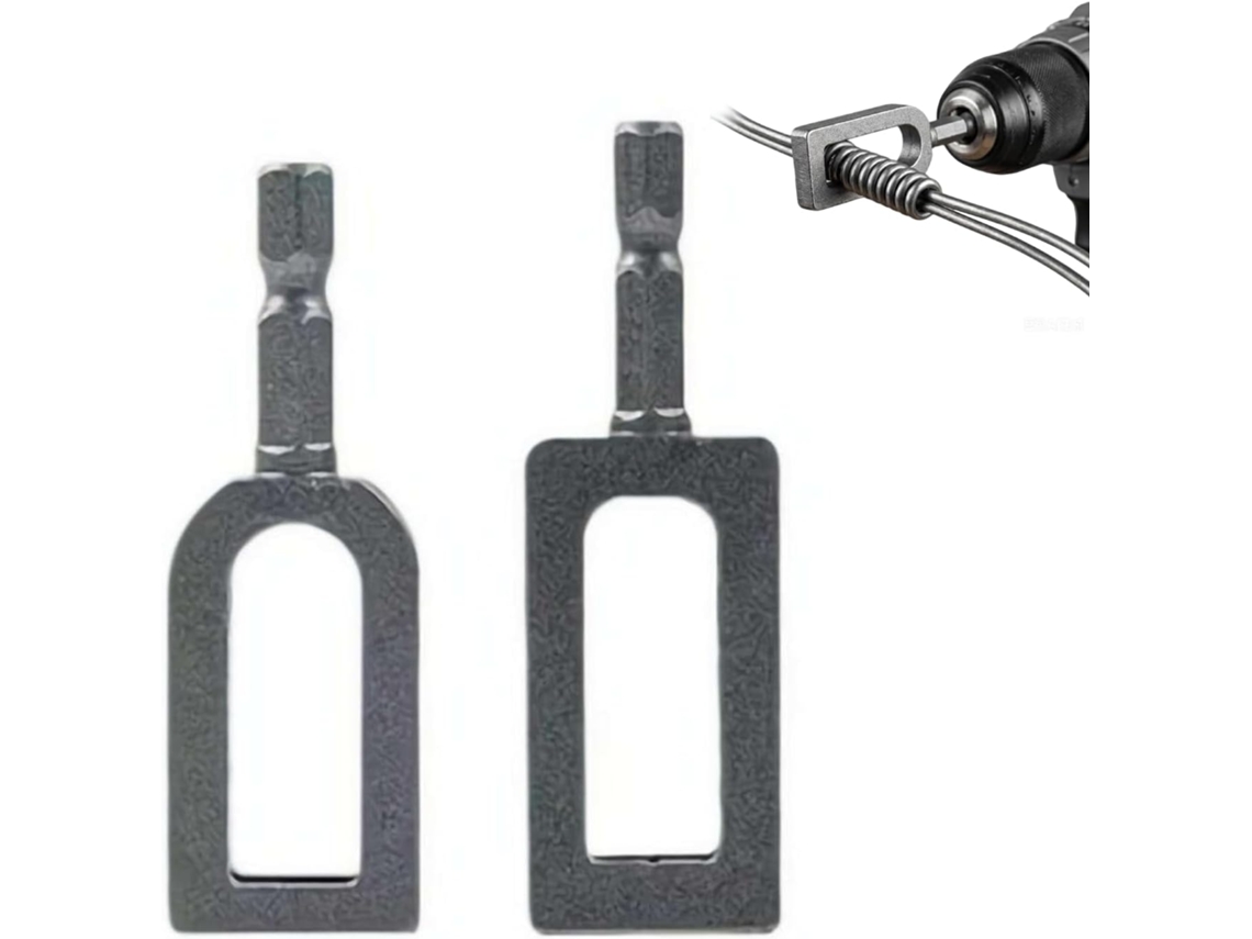 Conjunto De 2 Para Um Nó Arame Ferro Com Haste 6 Mm, Uma Manga Cercas Aço E Laços