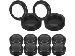Estojo Vazio Para Sombras Nuobesty, Grande Capacidade, 10 Unidades, Organizador De Plástico Preto Leve