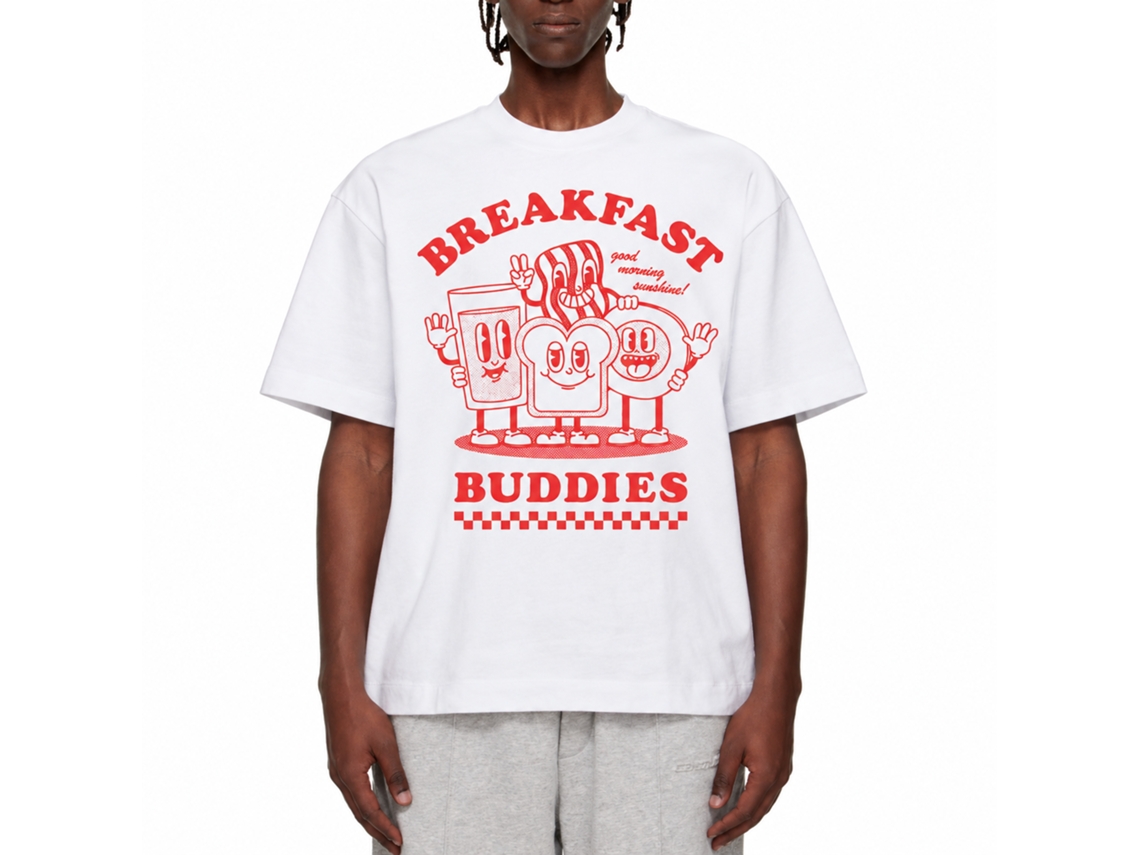 Rockinstone Breakfast Buddies Goodie Works T Shirt Unique Designer Style
