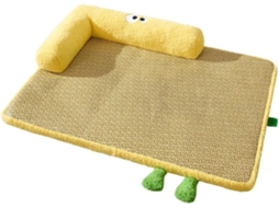 Tapete Refrescante, em Rattan, para Pets, Uso no Verão, Tamanho XL AQUAFORGE