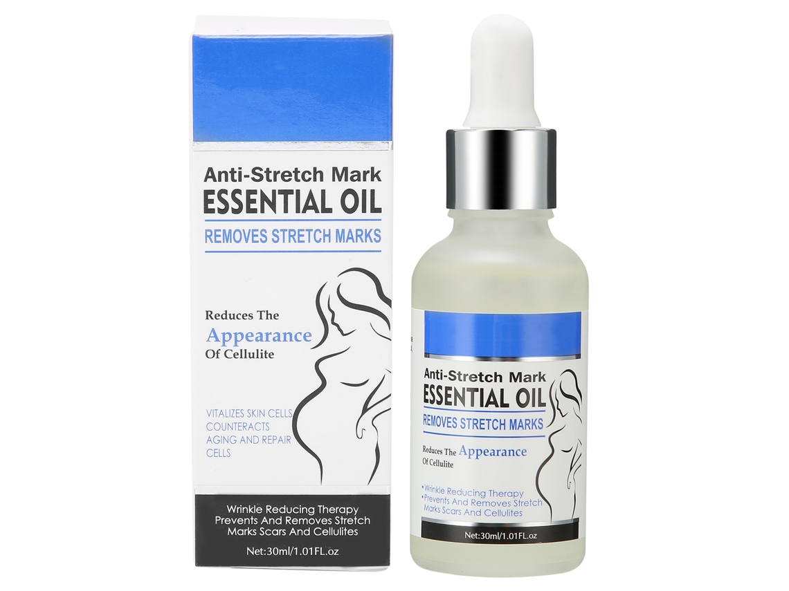 Óleo Essencial E Creme Para Estrias Com Massagem Cuidado Pele