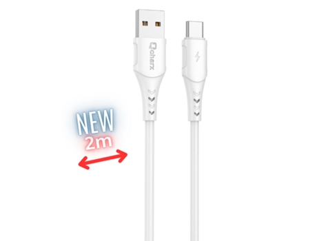 Cabo Qcharx Athens Usb QCHAX PVC Branco