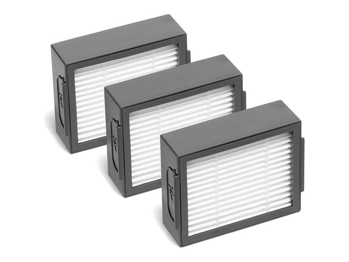 Kit de 3 filtros HEPA Nova Line para Roomba E5, E6, I3, I7, J7, substituição | S/MARCA