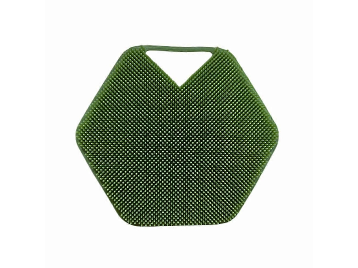 Escova De Banho De Silicone Com Ventosa Para Parede E Massagem Corporal