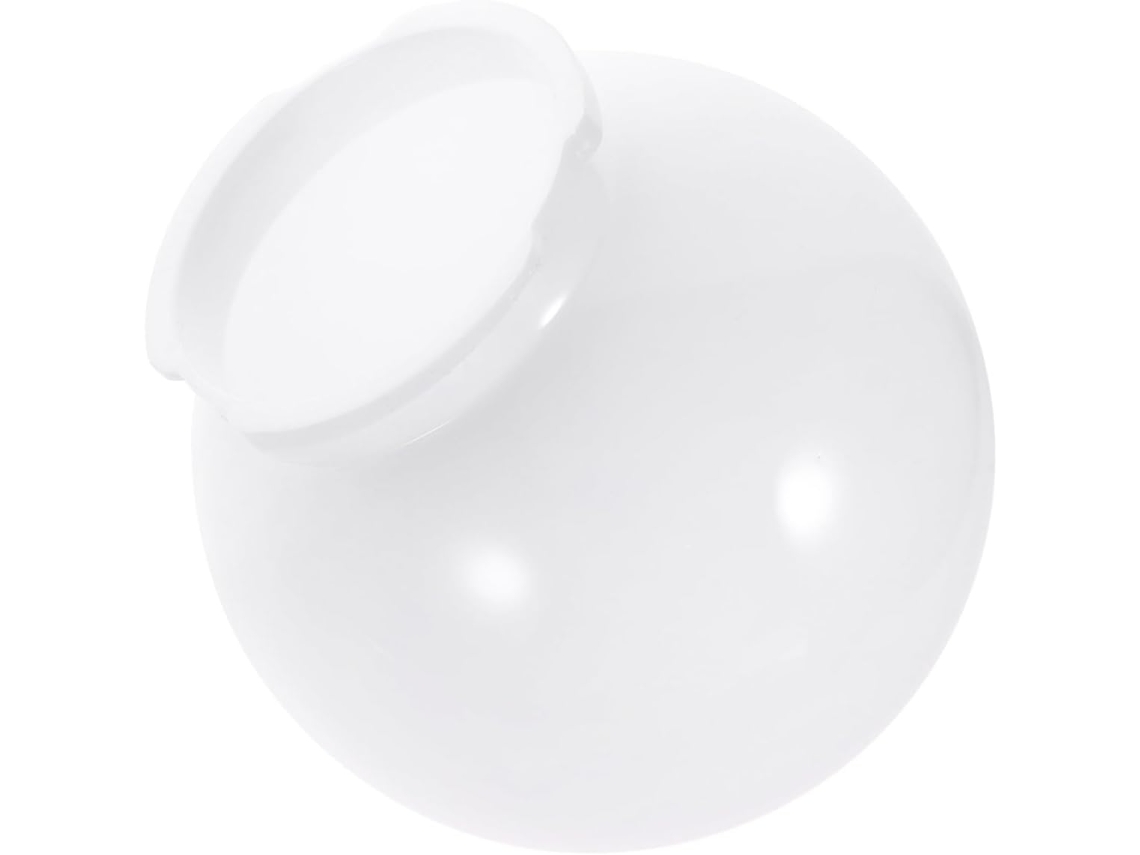 Globo de Luz Acrílico Branco Leitoso para Luminária Externa, Acessório Esférico Sólido. SFUSHOS