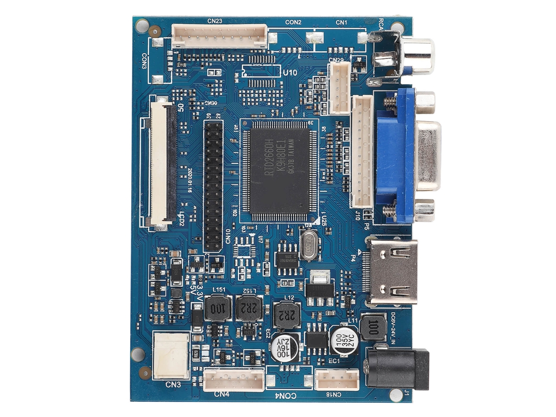 Laxiscreed Monitor Lcd 7" At070tn92 Com Hdmi, Vga E Retrovisor, Resolução 800x480