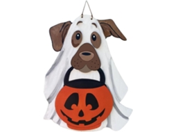 Placa De Porta Fofa De Madeira Para Decoração De Halloween |