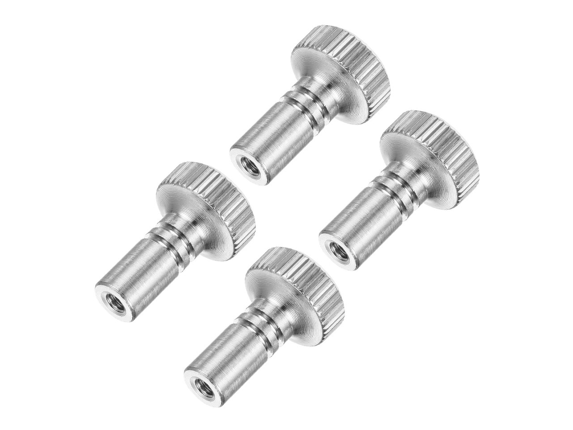Pacote Com 10 Extensores Para Botão De Ligar/desligar Lâmpada, Comprimento 19 Mm, Adequado Para Interruptores De Lâmpada, Prata Sunny Spaces