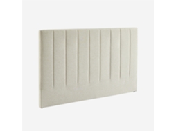 Cabeceira Para Cama Casal Revestimento Tecido, 160cm, Beige Sweeek