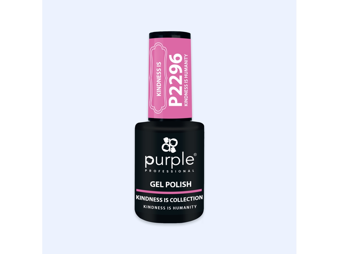 Verniz Gel Roxo A Bondade É Humanidade P2296