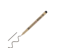 Marcador Permanente SAKURA Pigma Micron Ponta De 0 6 mm (Preto)
