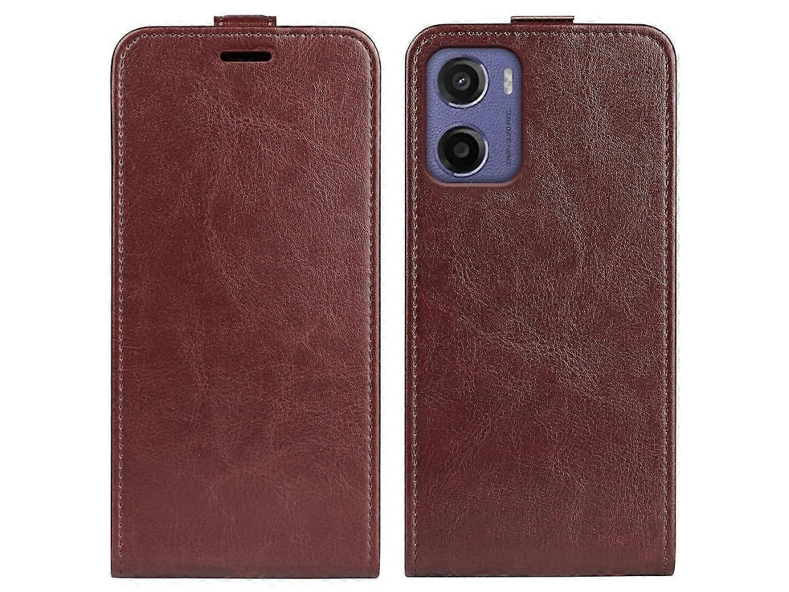 Capa De Celular De Couro Com Flip Vertical E Textura R64