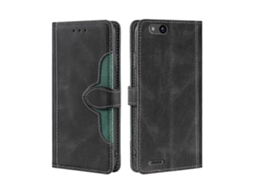 Capa De Couro Pu Com Fecho Magnético E Aba Horizontal Para Zte Tempo X/vantage/z839/n9137 Com Costura E Sensação De Pele