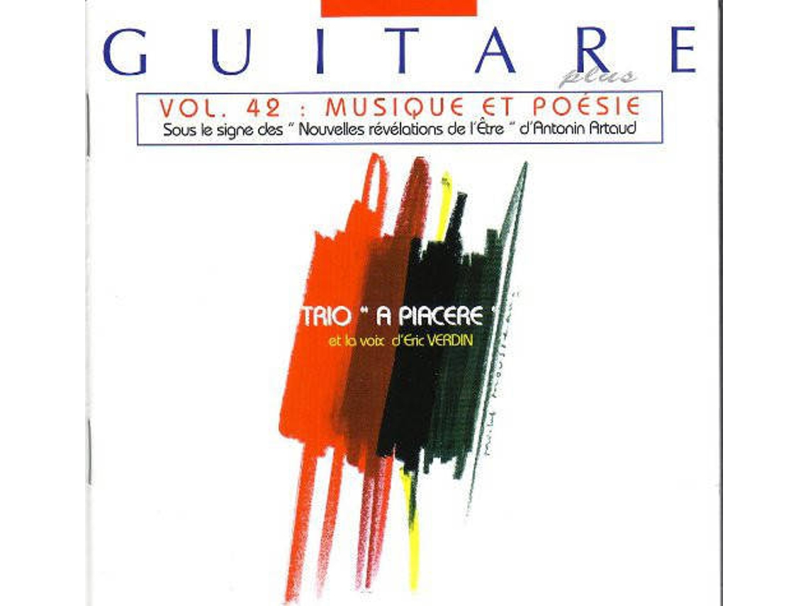 CD Trio "A Piacere" Et La Voix d' Eric Verdin - Guitare (1CDs)