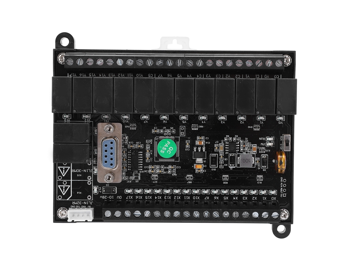 Placa de Controle PLC Controlador Programável com Módulo de Relé de Atraso e Analógico Fx1n‑30mr