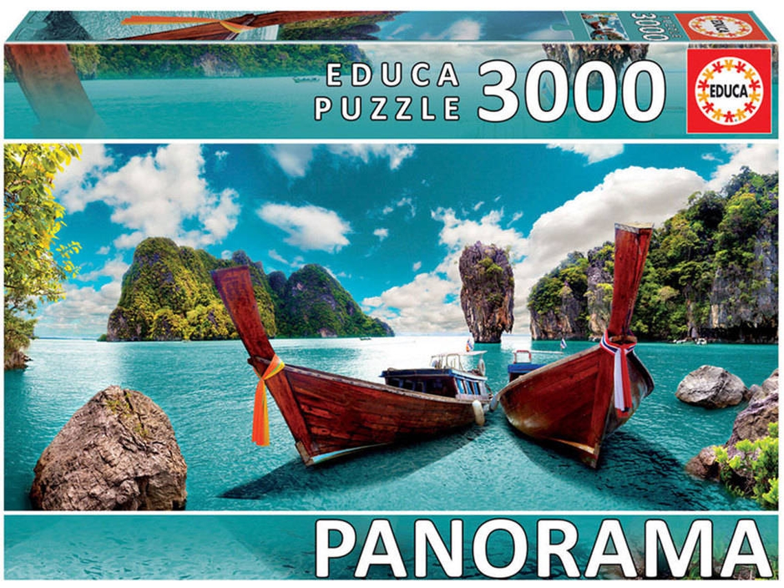 Puzzle EDUCA 3000 Phuket Tailândia Panorama (Idade Mínima: 12 Anos - 3000 Peças)