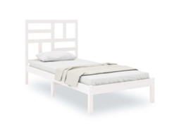 Bed Frame, Bed Frames Vidaxl Branco Madeira (90 X 190 Cm)