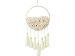 Caçador De Sonhos Tecido À Mão, Pendente De Parede Macramé Com Tecido De Algodão, Decoração Versátil