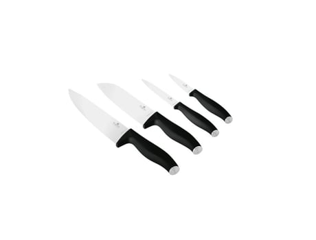 Conjunto de facas de aço inoxidável (4 peças), preto fosco coleção Bh 2957 Berlingerhaus