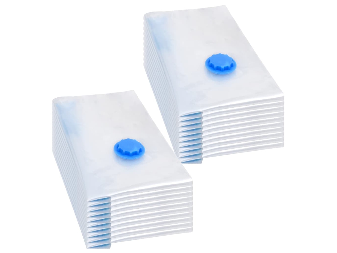 Vidaxl Sacos Para Arrumação De Roupas A Vácuo 60x40 Cm 20 Pcs