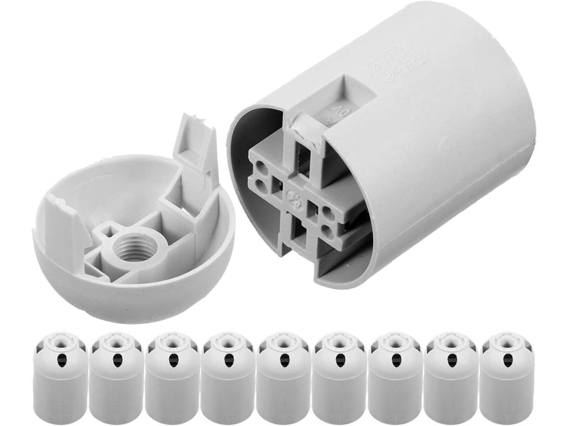 Kit De Reparo De Lâmpadas Com 10 Peças Soquetes De Reposição Para Luminárias Kit De Reparo De Lâ Gokoco
