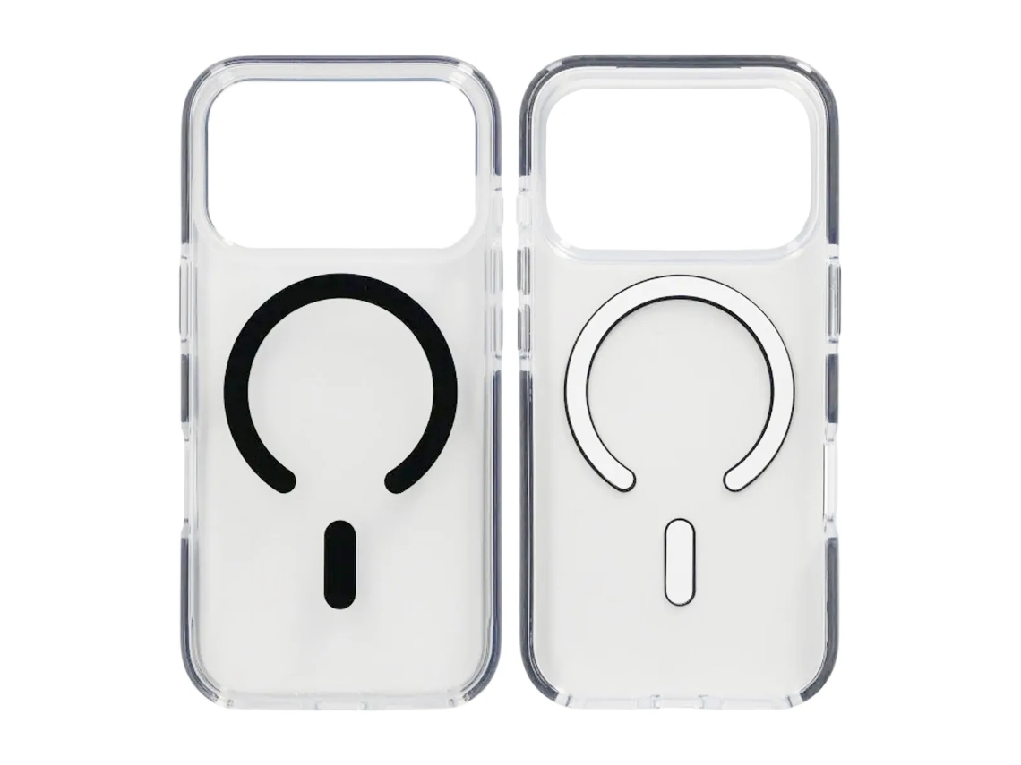 Capa Magnética Para Celular Com Dupla Proteção Para Iphone 17 Pro - Preta