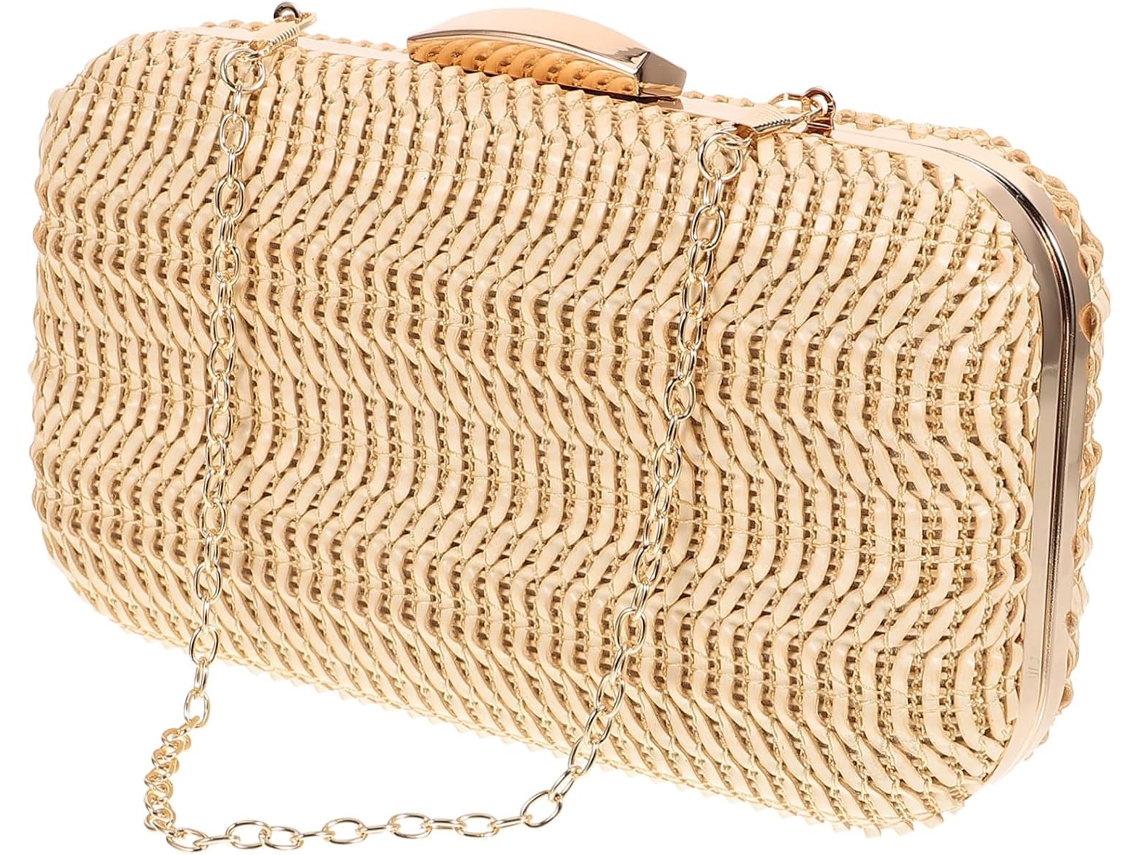 Bolsa Feminina Trançada Em Couro Pu, Elegante E Prática, Com Compartimento Para Celular Ideal Para Compras E Viagens.