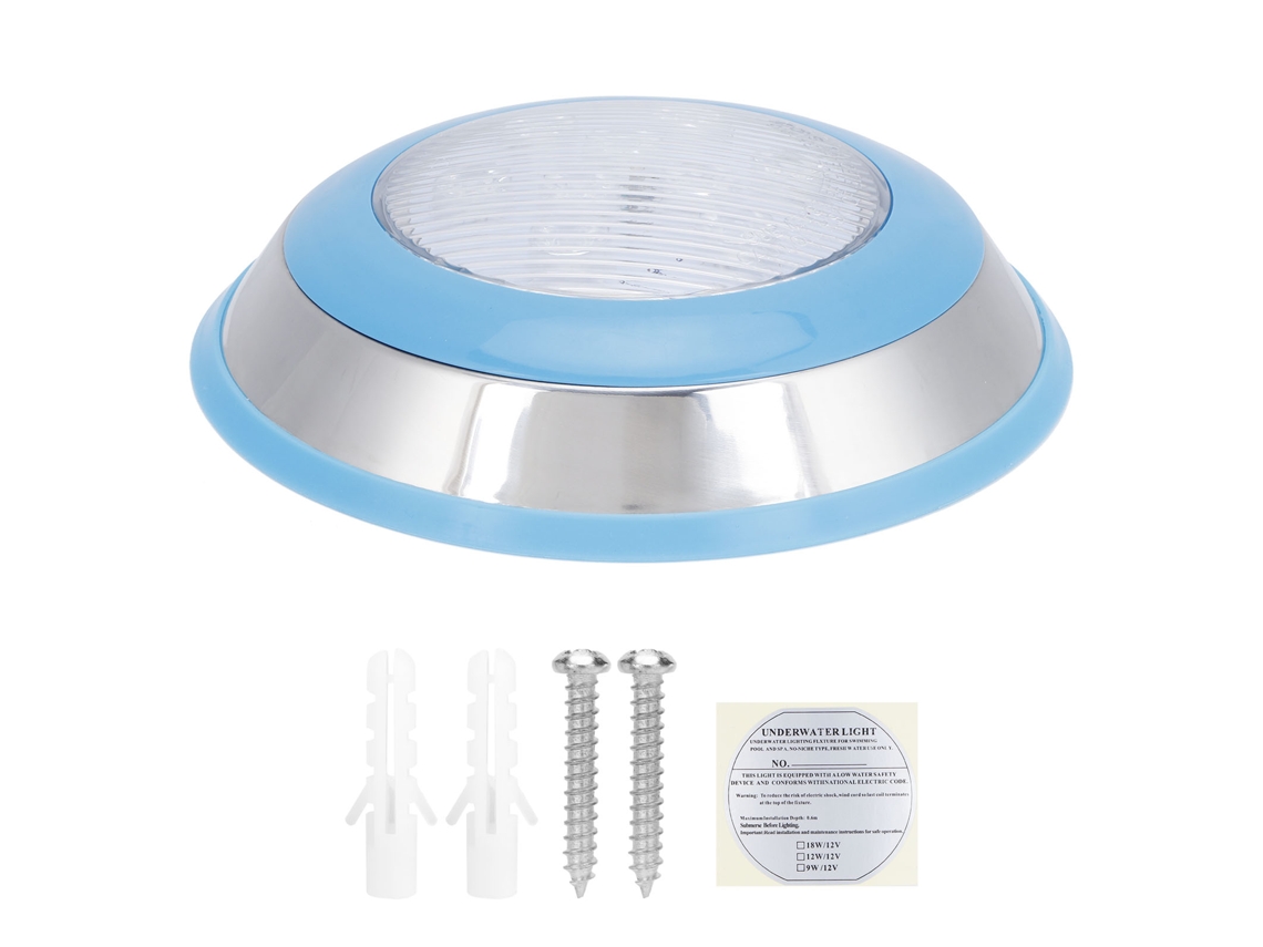 Luz de Piscina Subaquática RGB 9W 9 LEDs IP68 | S/MARCA