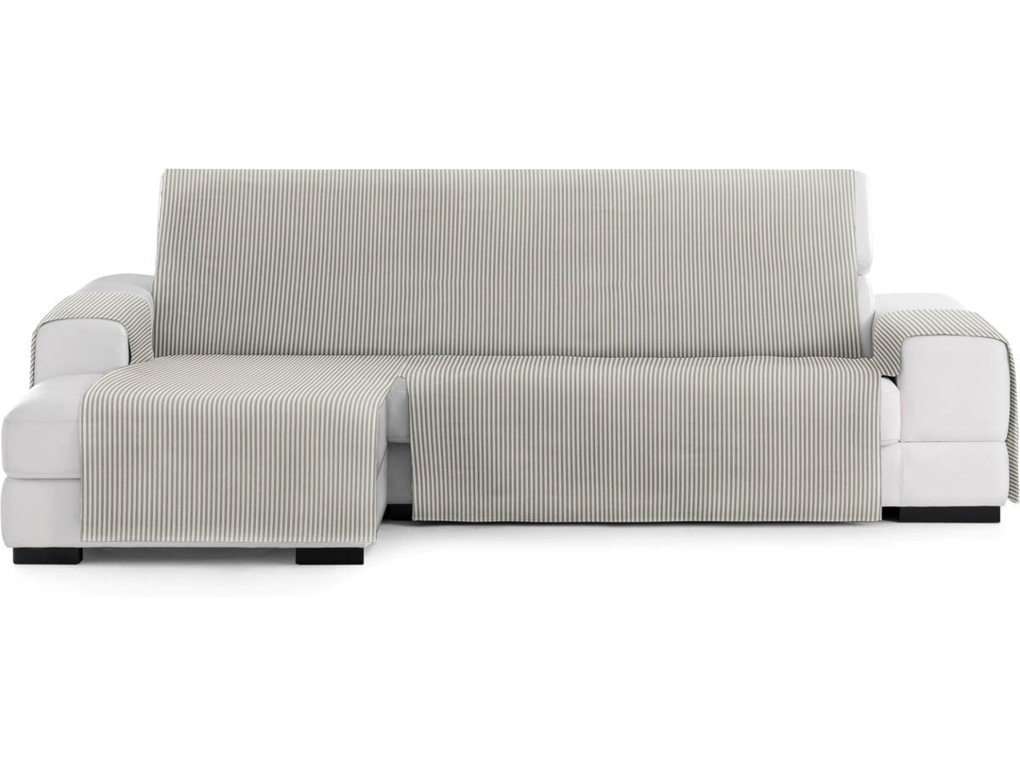 Capa de Sofá Chaise Longue TODOPARAMICASA Calma Bege (Braço Esquerdo - 290 cm)