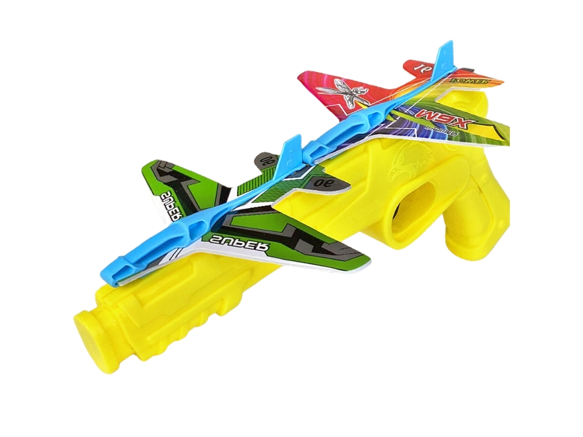 Brinquedo Avião Catapulta Modelo Espuma Ejeção Um Clique