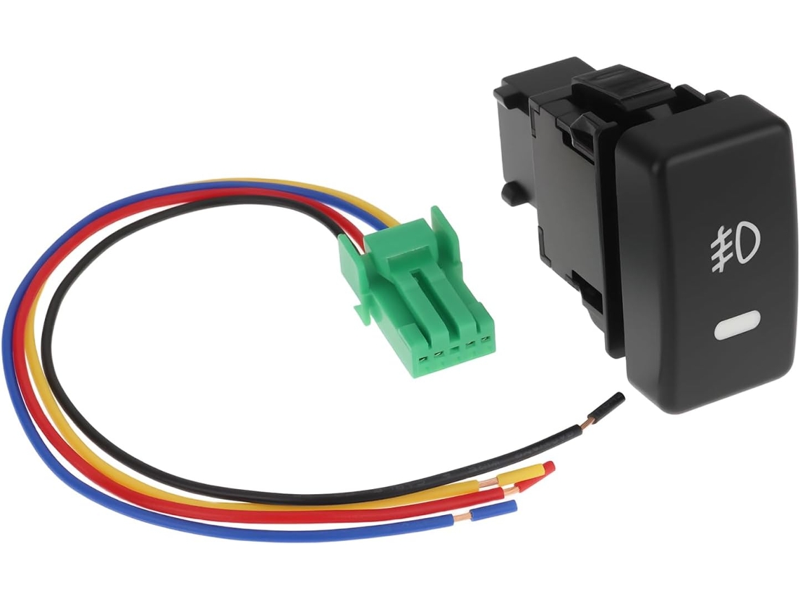 1 Kit Interrupteur Feu Anti-brouillard Arrière 5 Broches Avec Câblage Compatible Avec Fit Compatible Avec Jazz