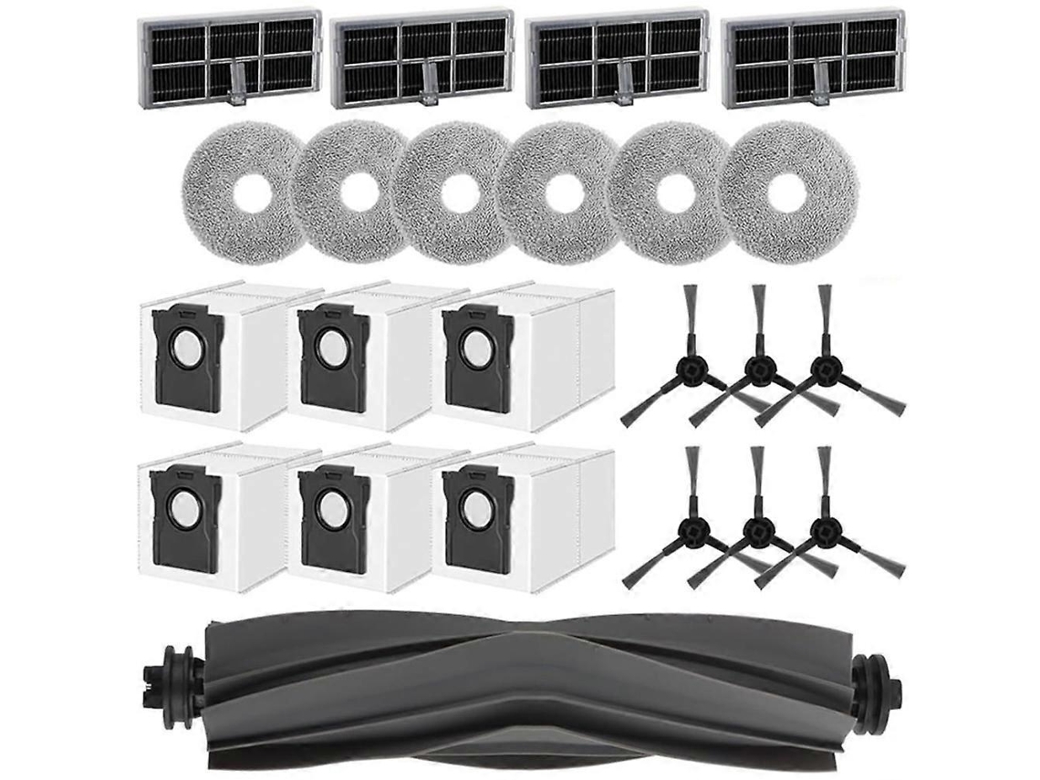 Conjunto de acessórios para X40 Ultra/l10s Ultra Gen 2, acessórios completos de substituição da escova do aspirador.