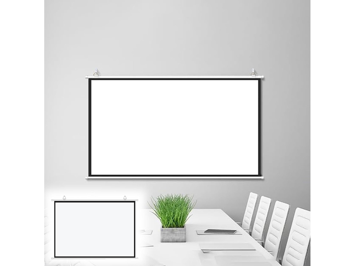 Tela de Projeção 72 Polegadas 16:9 4:3 Hd Portátil
