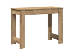 Desk, Desks Vidaxl Marrom Madeira Processada (n/a)