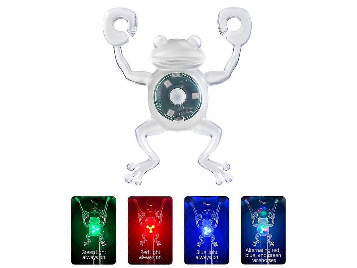 Lurelia Luz De Bicicleta Resistente À Água Led, Leve, Pp, Vermelho / Azul / Verde